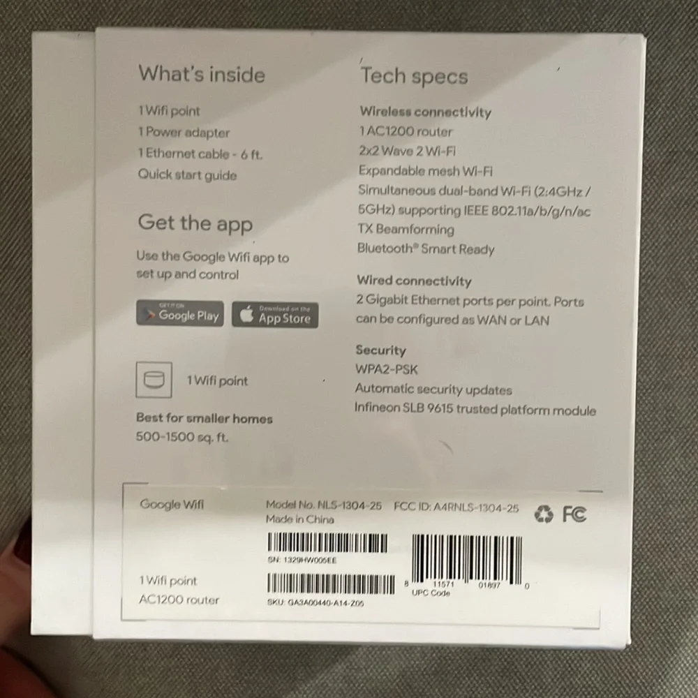 Google AC1200 Router NEW